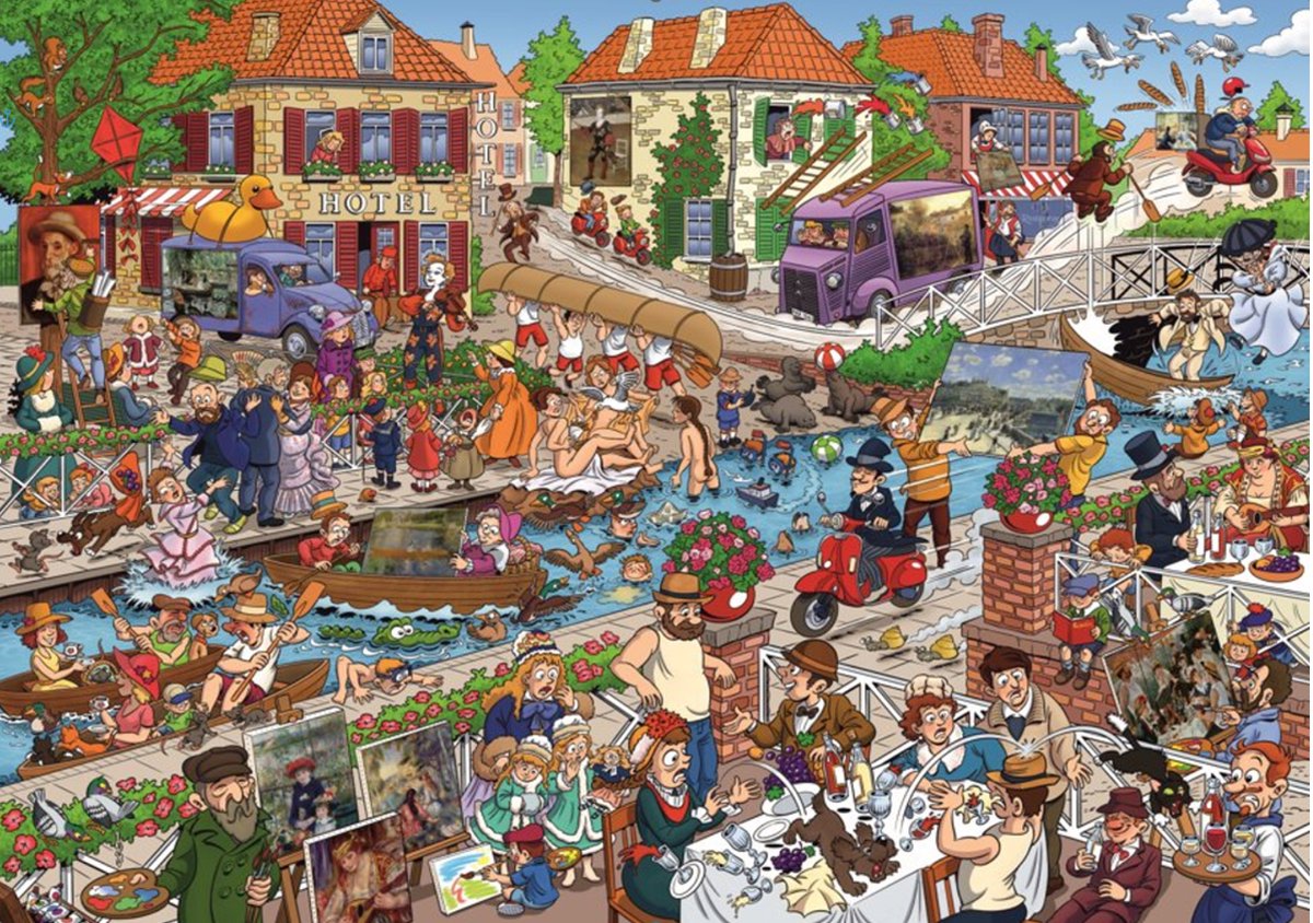 Puzzel 'That's Life, Gallery Edition' Pierre A. Renoir - 1000 Stukjes