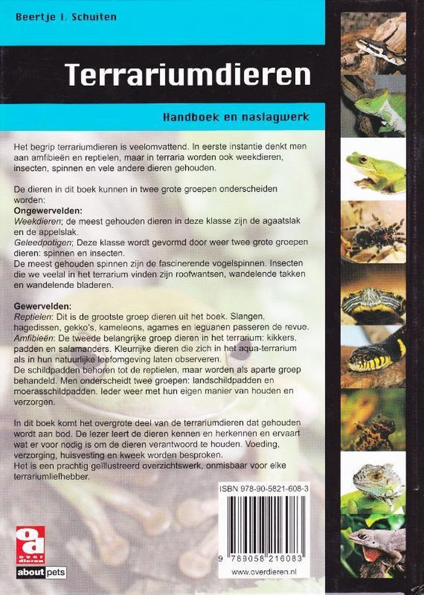 Boek 'Terrariumdieren'