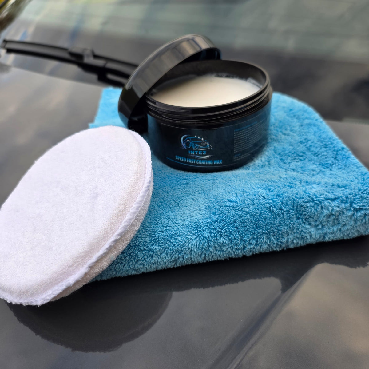 Intez Speed fast coating wax Carnuba Wax Ceramic Paste - Premium Hybride Auto wax