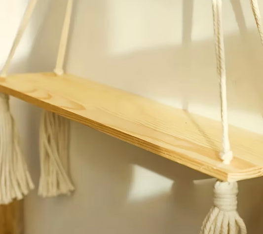 Hangende Boho plankjes 2 stuks