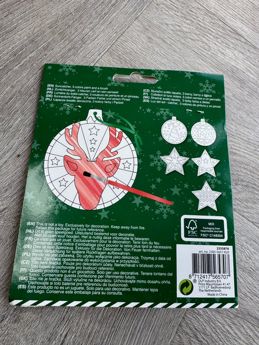 DIY kerst decoratie 'hert'