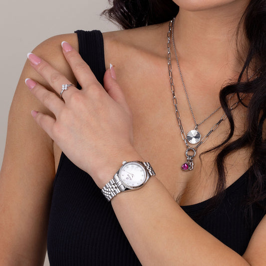 Mini blossom ring silver