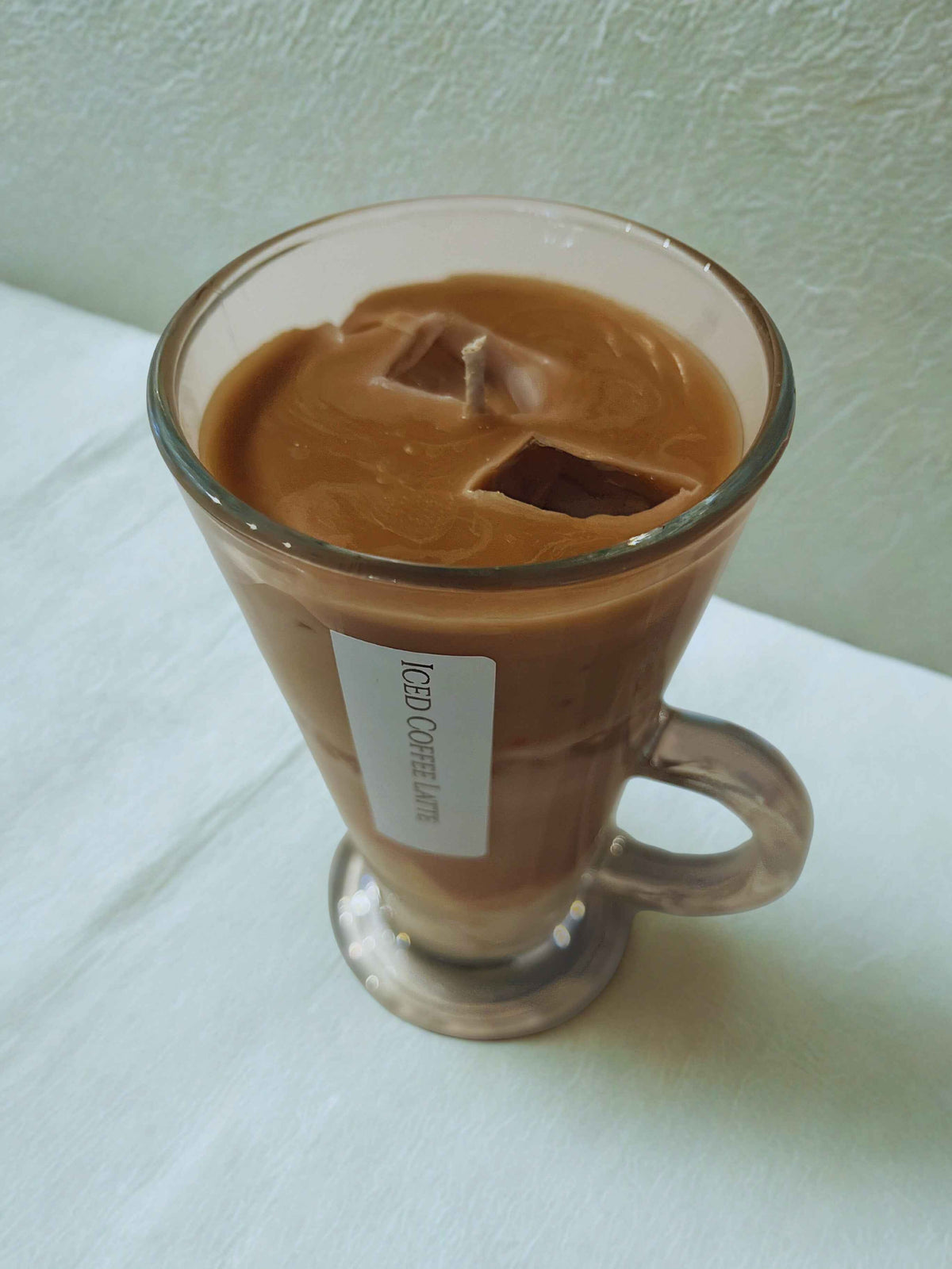 Iced Coffee Latte – Koffie Latte Kaars met IJsblokjes (250 g)