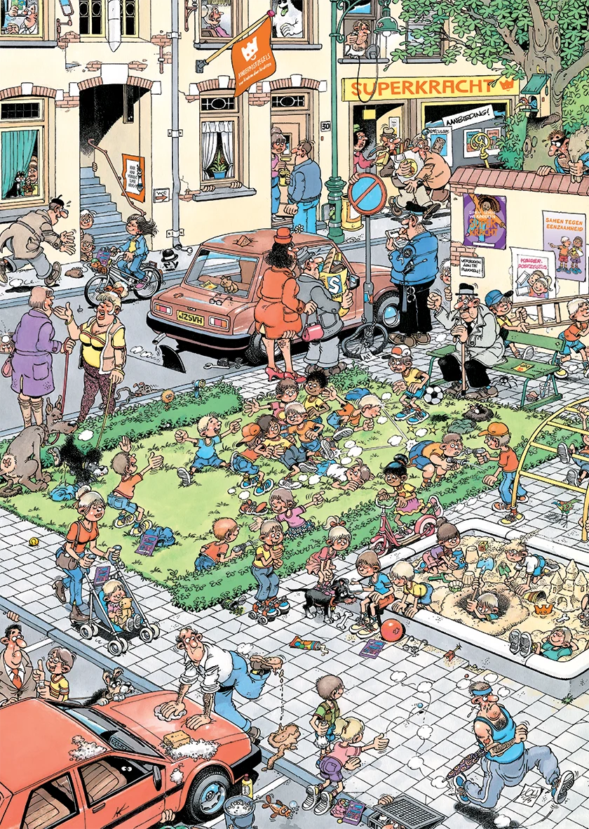 Kinderpostzegels - 500 Stukjes
