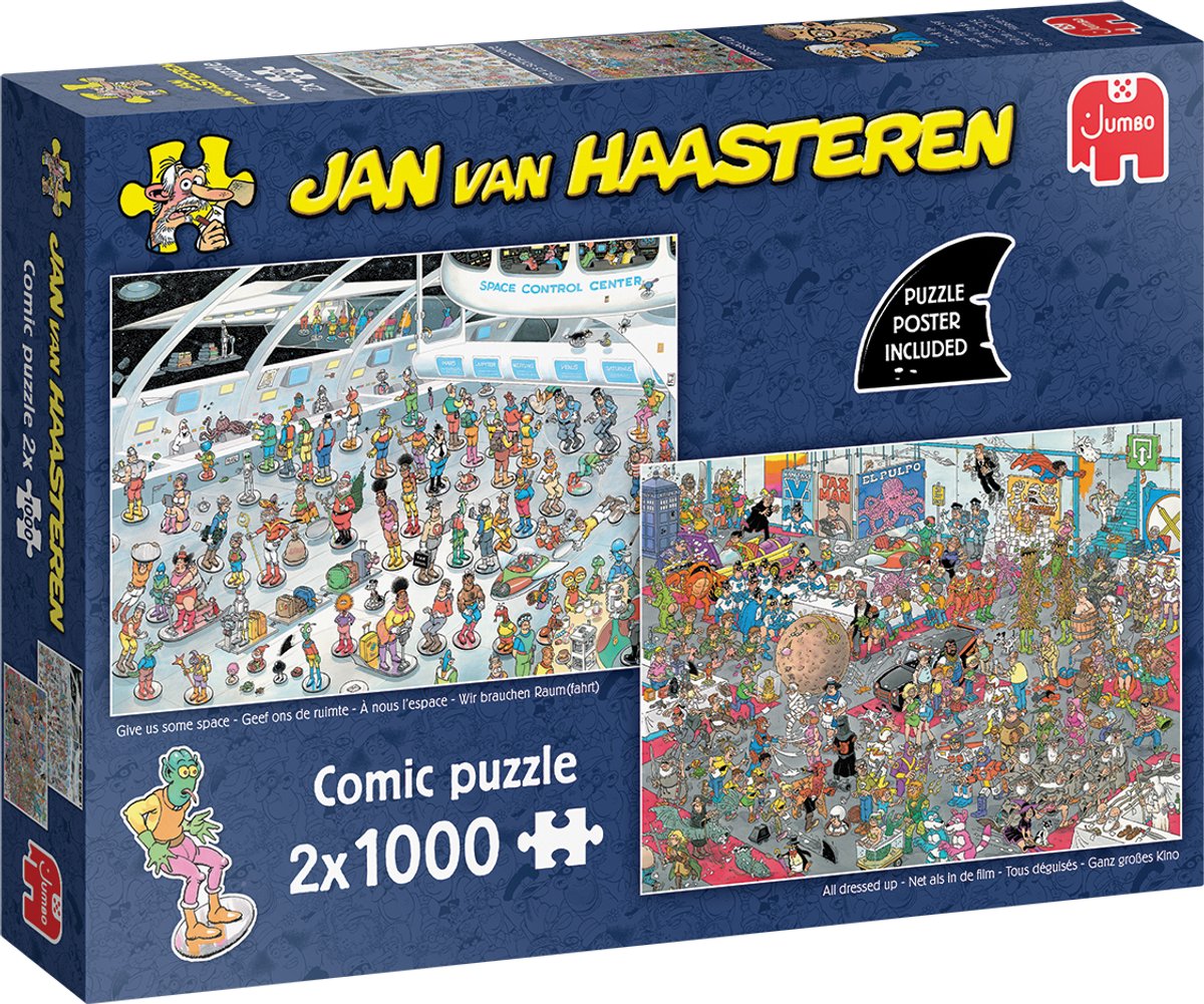 Geef ons de ruimte & Net als in de film 2 x 1000 Stukjes