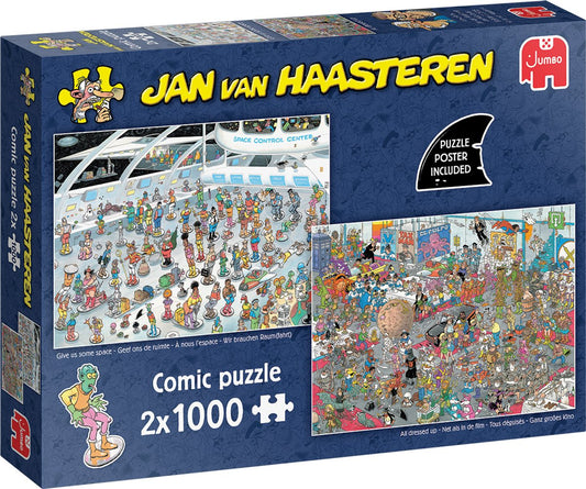 Geef ons de ruimte & Net als in de film 2 x 1000 Stukjes