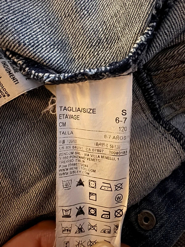 Spijkerjasje 'Benetton Jeans' maat 120