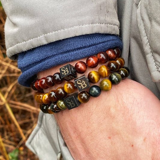 Multicolor Tiger Eye Stones (8mm)