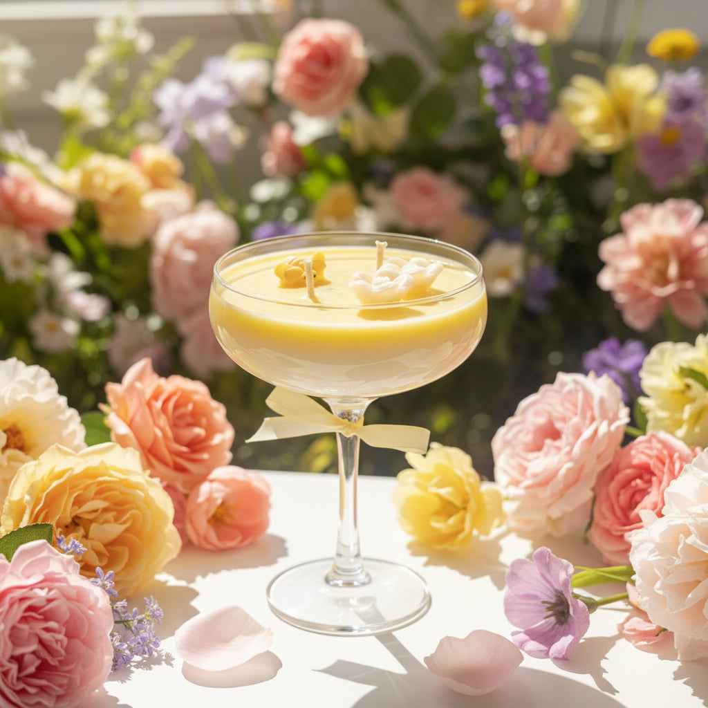 Twin Flower Candle