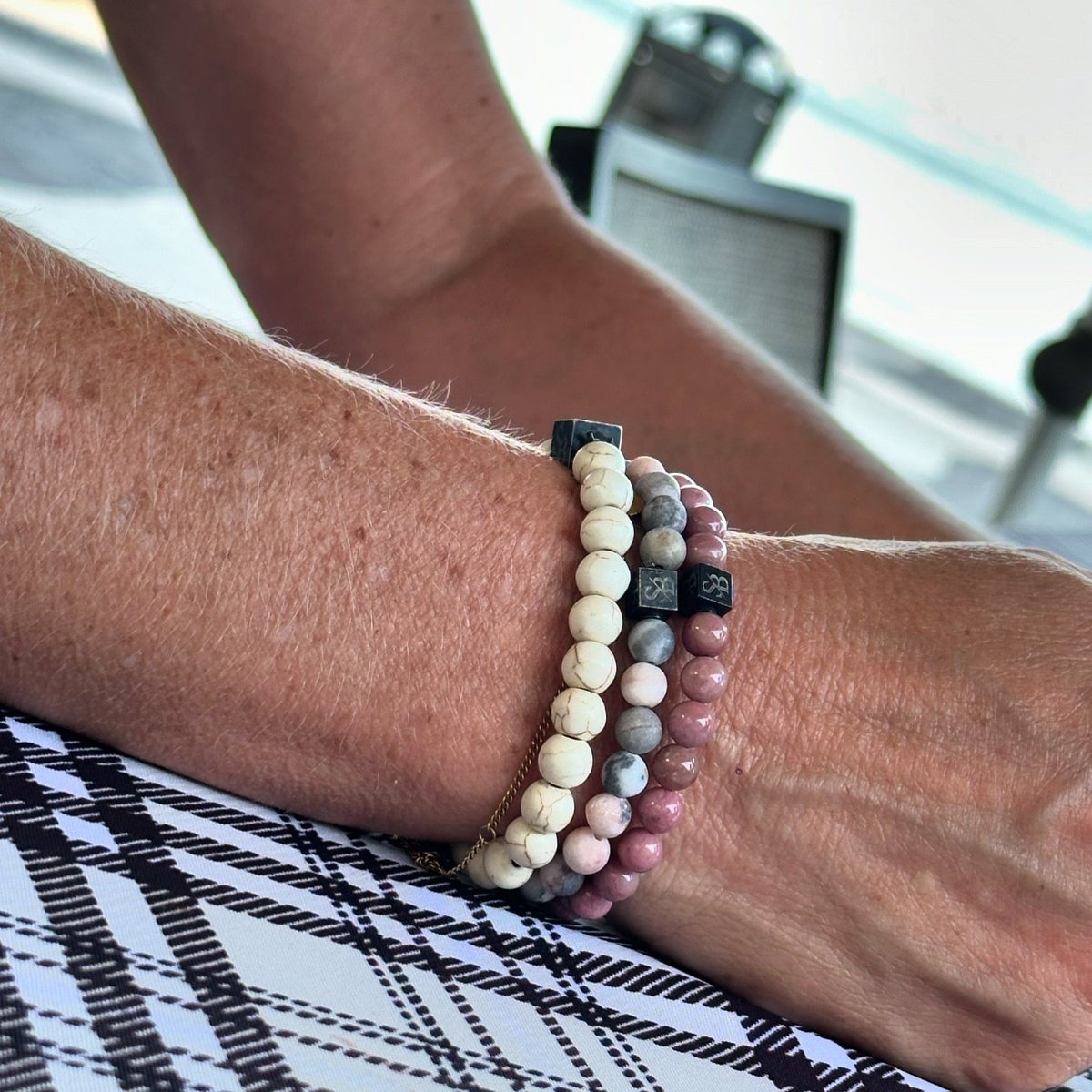 Pink Rhodonite Stones (6mm)