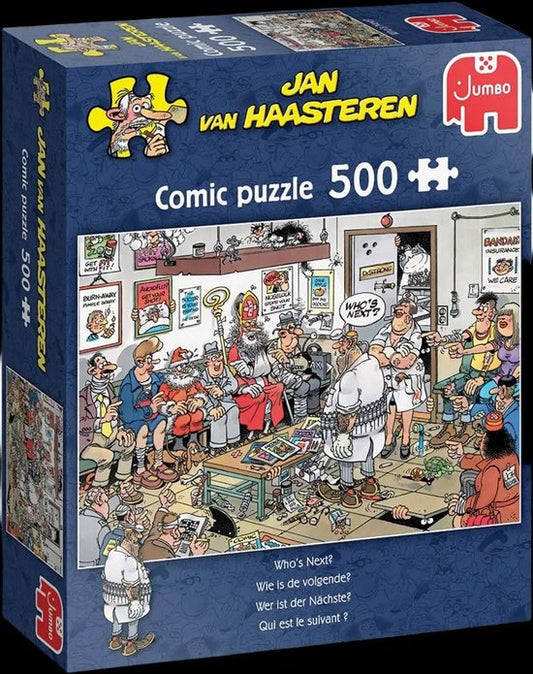 Wie is de volgende? - Puzzel 500 stukjes