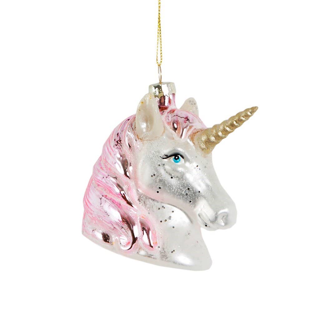 Sass & Belle - Roze Shimmer Eenhoorn kerstbal