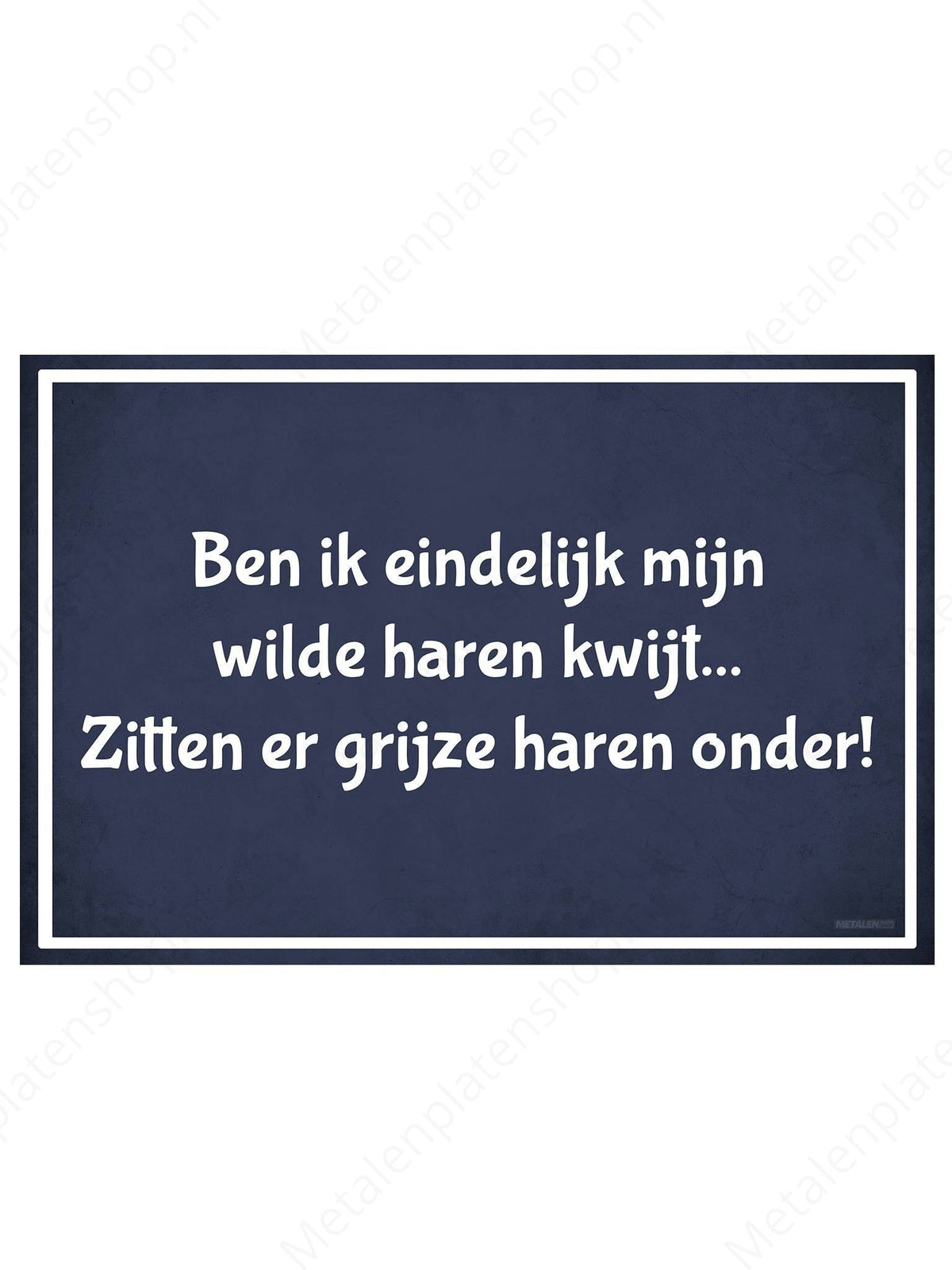 Ben ik eindelijk mijn wilde haren kwijt, zitten er grijze haren onder