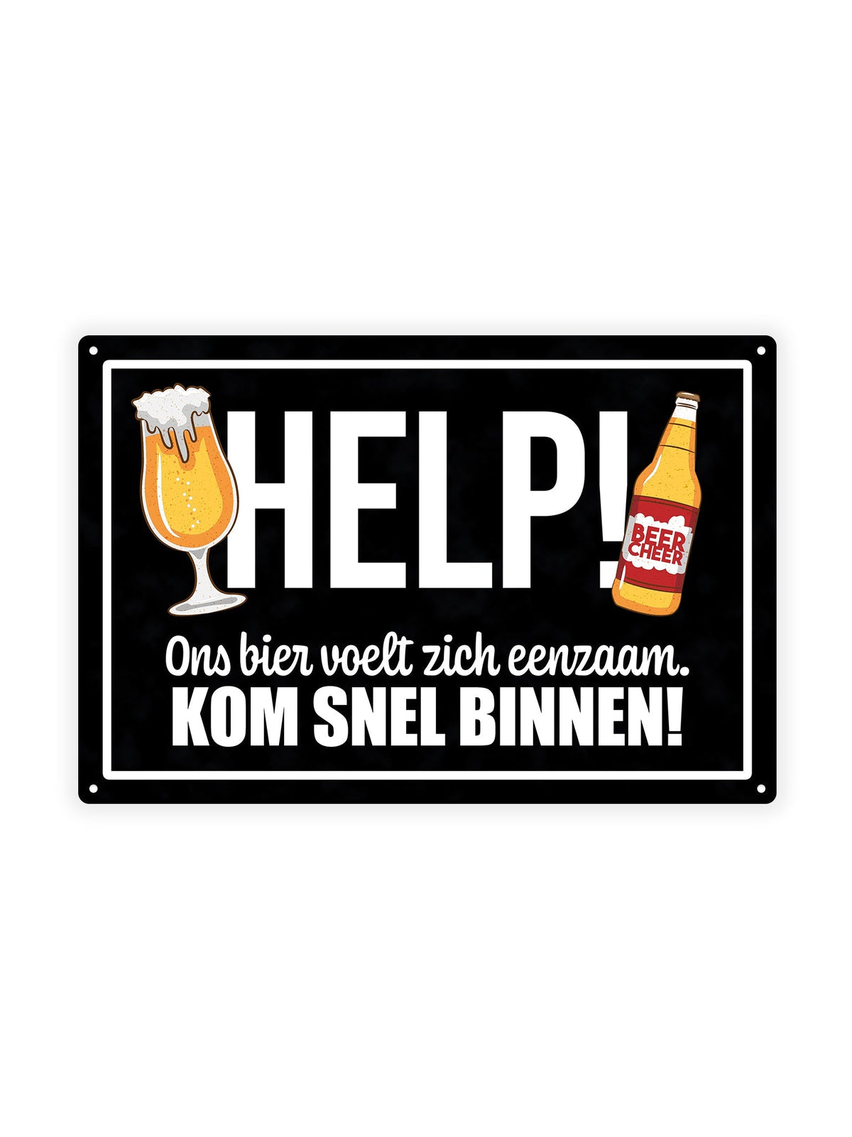 Help! Ons bier voelt zicht eenzaam