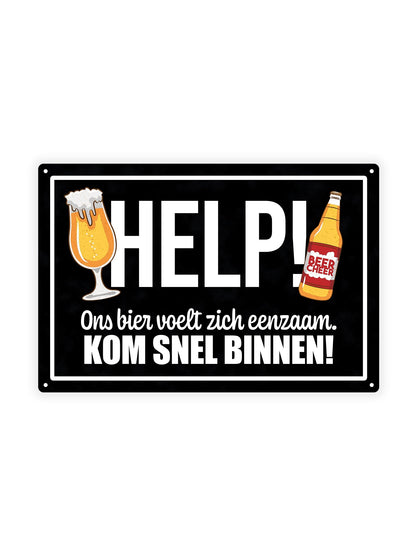 Help! Ons bier voelt zicht eenzaam