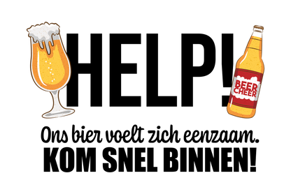 Help! Ons bier voelt zicht eenzaam