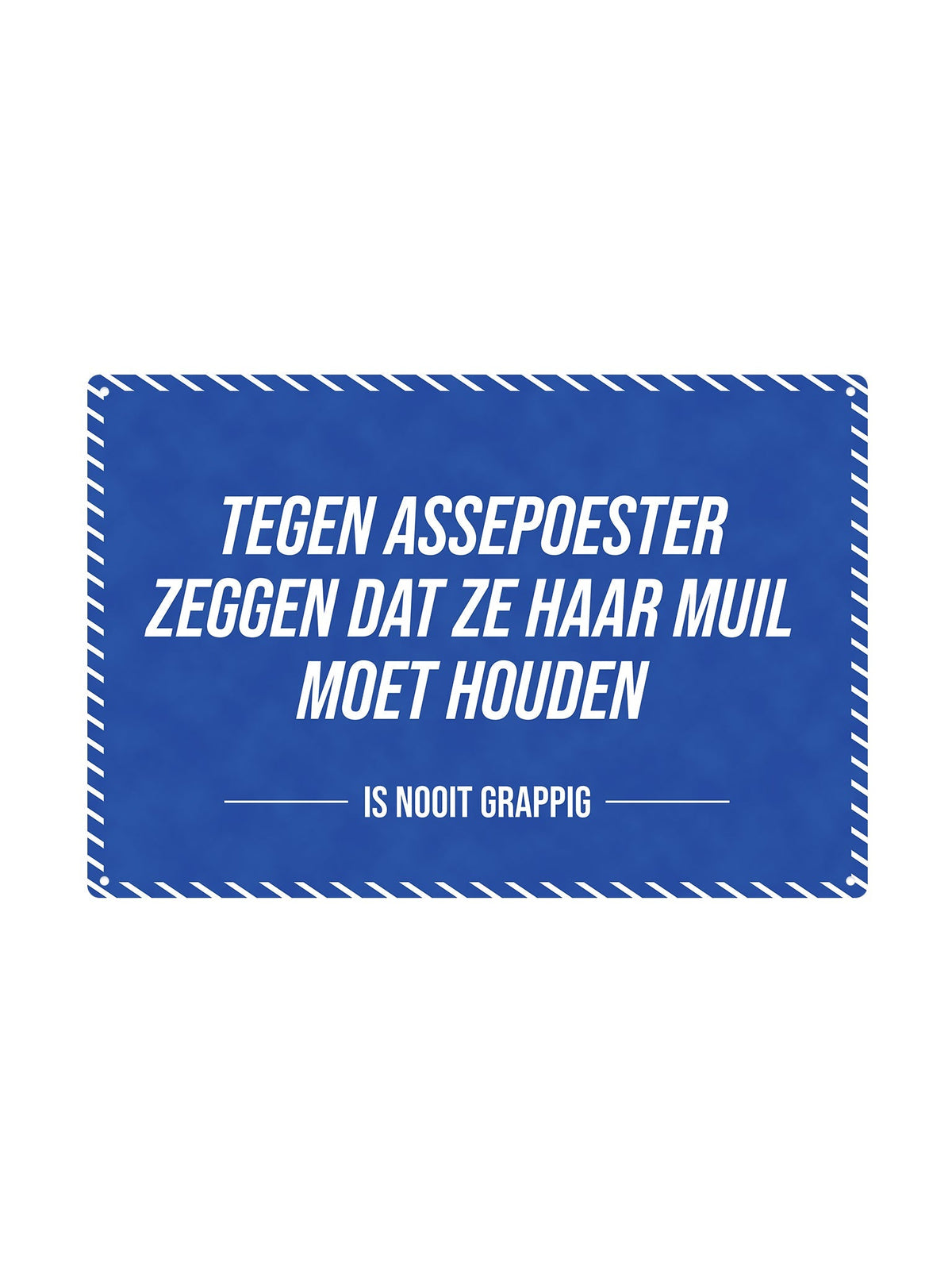 Tegen Assepoester zeggen dat ze haar muil moet houden - Is Nooit Grappig