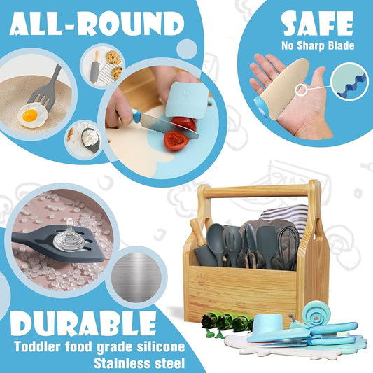 Kibbidea Kids - Complete Kookspullen voor Junior Chef (PAARS)