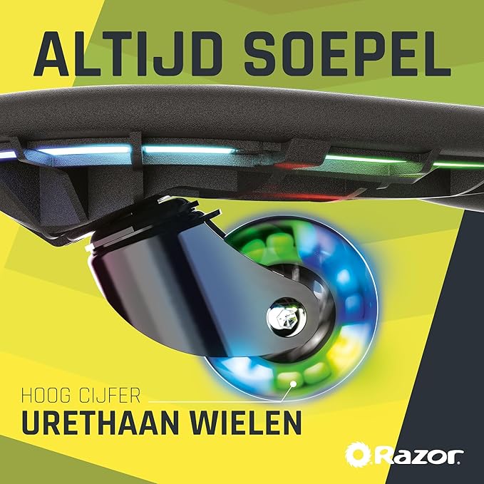 Razor RipStik Ripster Lightshow - Waveboard - Zwart Multicolor - LED Verlichting - 360° Caster Wielen