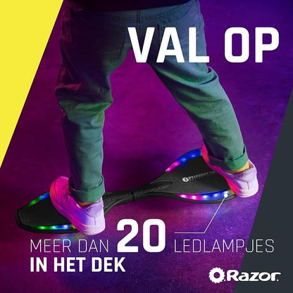 Razor RipStik Ripster Lightshow - Waveboard - Zwart Multicolor - LED Verlichting - 360° Caster Wielen