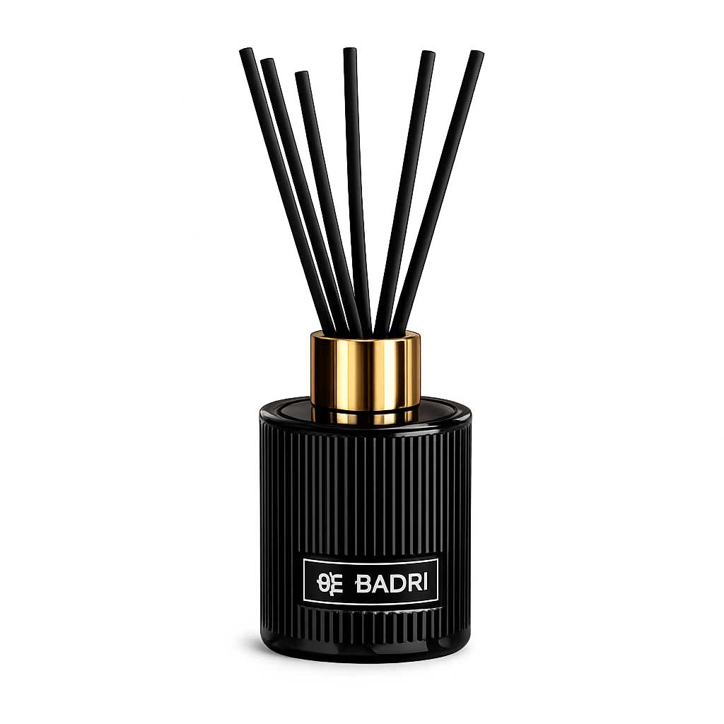 BADRI Geurstokjes Lavender 120ML - Luxe Reed Diffuser - Geur voor Woonkamer & Badkamer