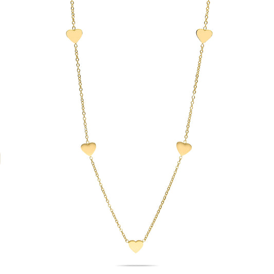 Choker heart gold