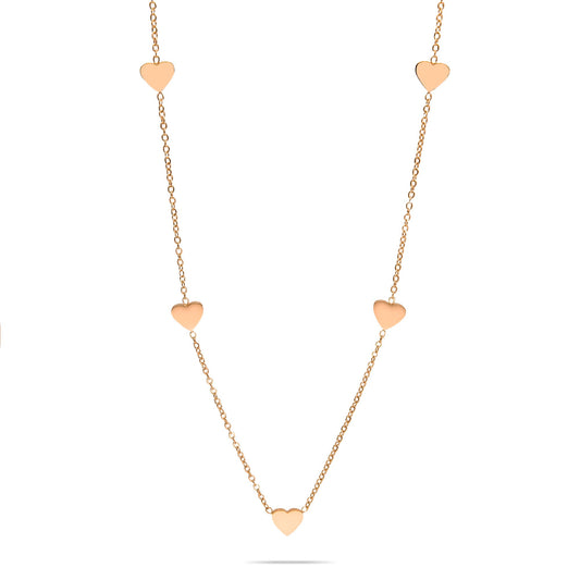 Choker heart rosé gold