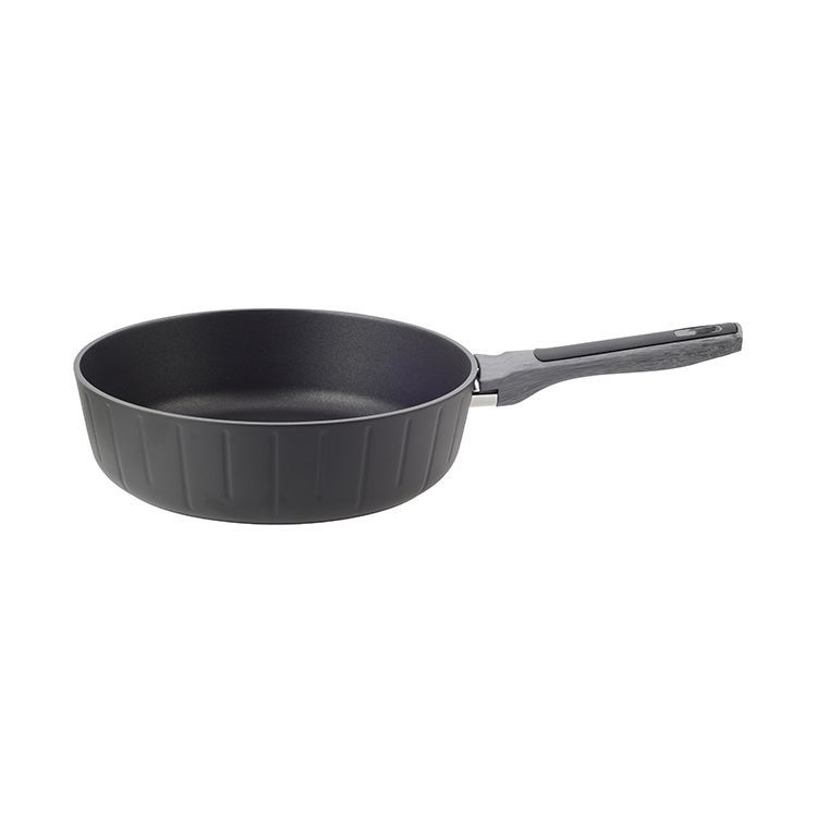 Ferveo Bradar Pannenset - 7-delig - Inductie - Glazen Deksels - Zwart - PFAS-Vrij