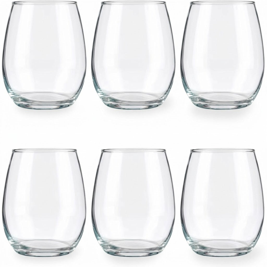 Glozini Lisbon - Drinkglazen - Set van 6 - 300ml - Waterglas