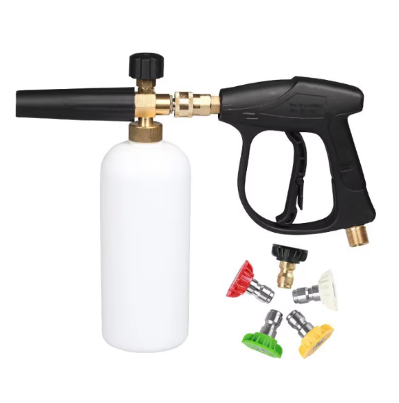 Short trigger met de Quick Release -foam canon - 5 nozels + Adapter