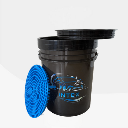 Detailing Bucket Set 20L- Was emmer met afsluitbare deksel en grit guard