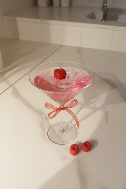 Pink Martini Cocktail Kaars