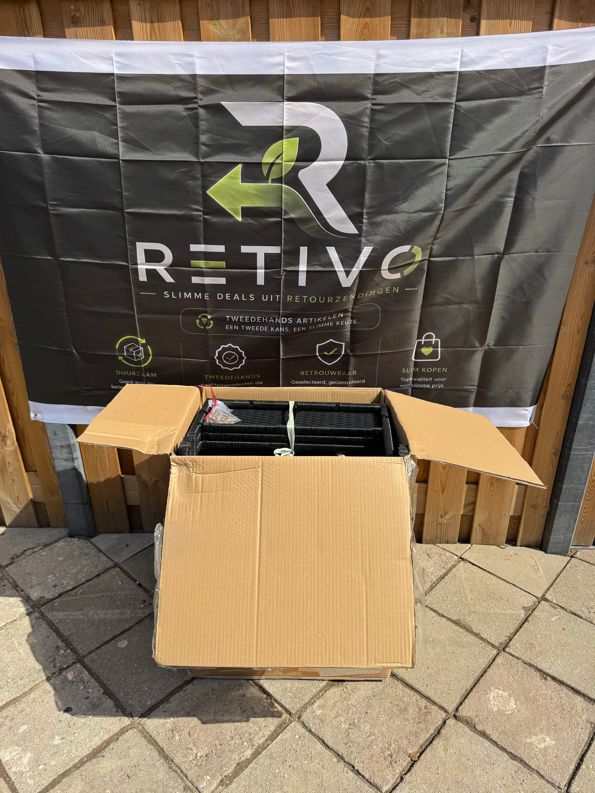 tuinstoelen 3 delen met kussens poly rotan zwart