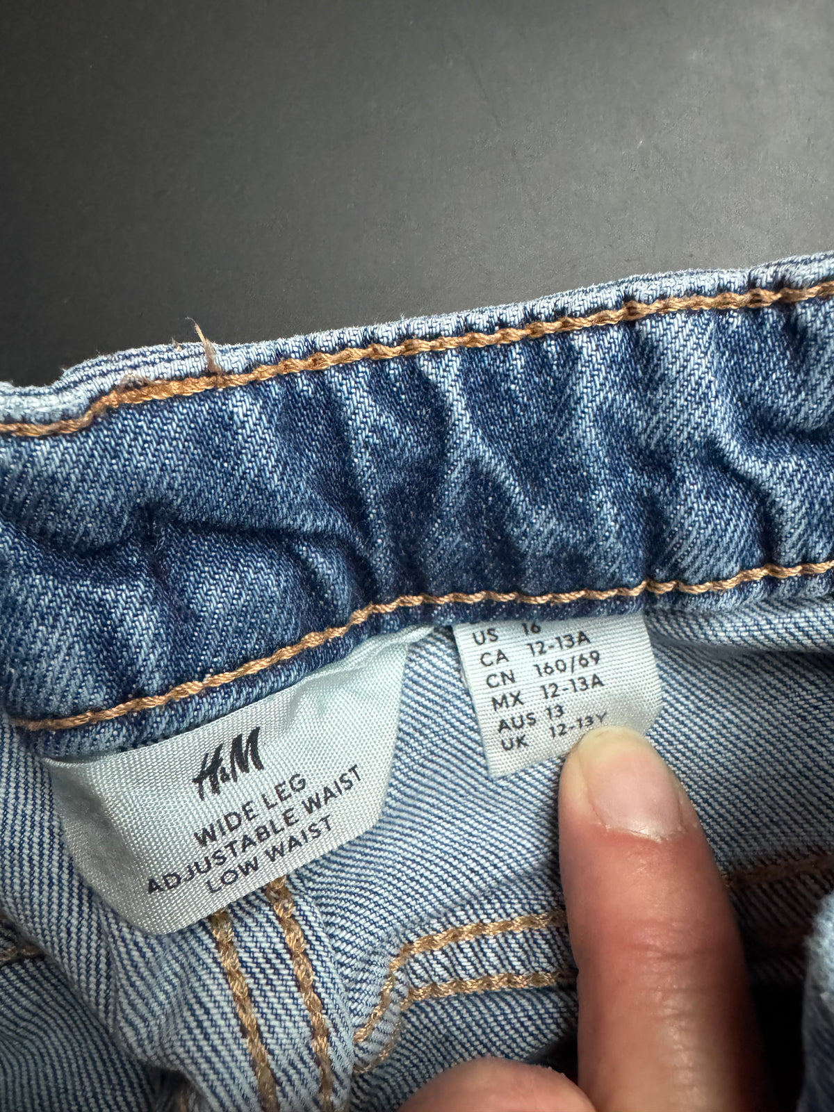 Wide leg spijkerbroek 'H&M' 152-158
