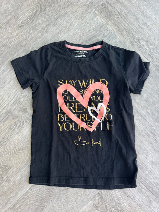 T-shirt 'Threadbare' maat 134-140 9-10 jaar