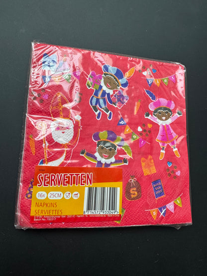 Servetten Sinterklaas