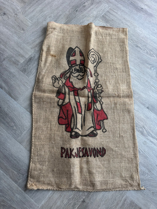 Jute zak Sinterklaas