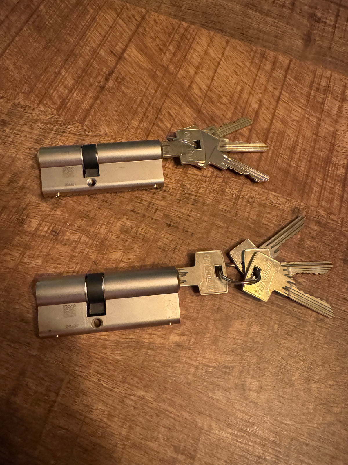 Pfaffenhain Profielcilinders (2 verschillende, beide met 4 sleutels)