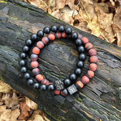 Matte Obsidian Stones (8mm)
