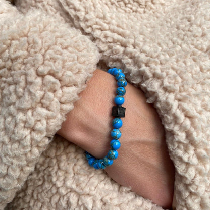 Gold Turquoise Stones (6mm)