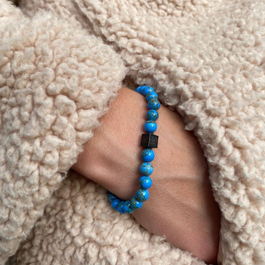 Gold Turquoise Stones (6mm)
