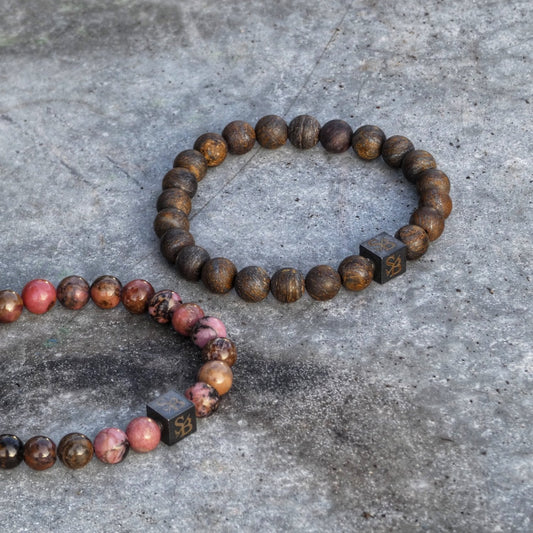 Matte Bronzite Stones (8mm)