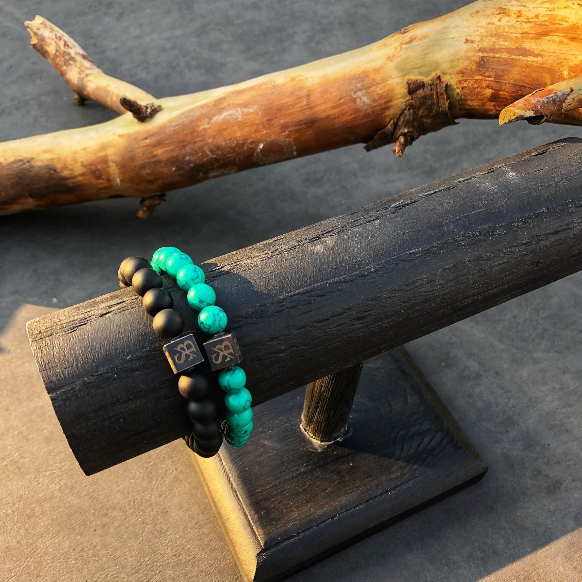 Matte Obsidian Stones (8mm)