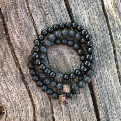 Obsidian Stones (8mm)