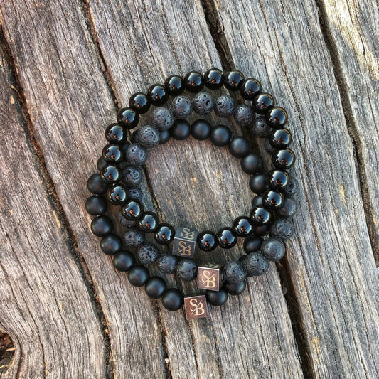 Obsidian Stones (8mm)