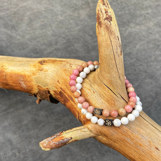 Pink Rhodonite Stones (6mm)