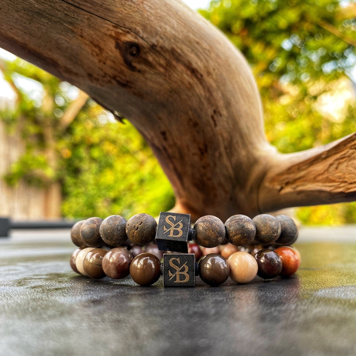 Matte Bronzite Stones (8mm)
