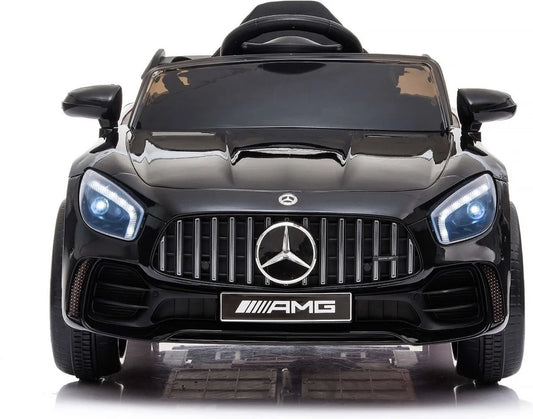 Elektrische kinderauto - Mercedes GTR AMG - 2x25W - zwart (nieuw maar zonder originele doos)