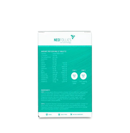 Neofollics - Anti Grey Hair Tablets - Tegen vroegtijdige vergrijzing - 60 Stuks