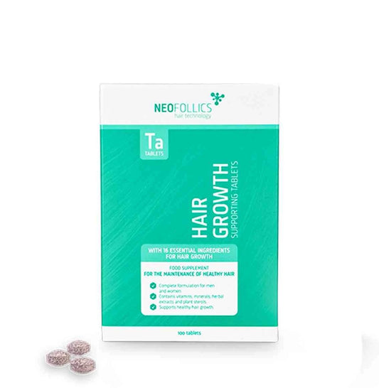 Neofollics - Hair Growth Supporting Tablets - Dagelijkse ondersteuning voor sterke haargroei - 100 Stuks